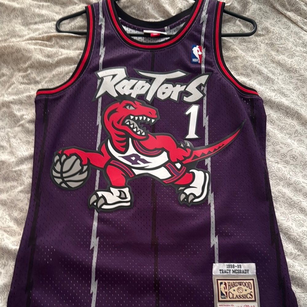 Mitchell & Ness Raptors Purple Basketball Jersey